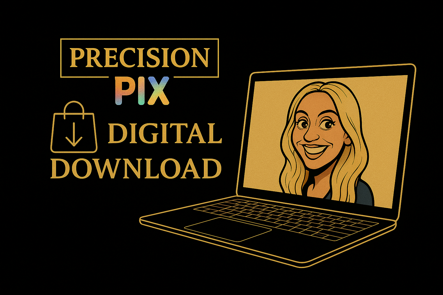 Classic Caricature Style - Digital Download