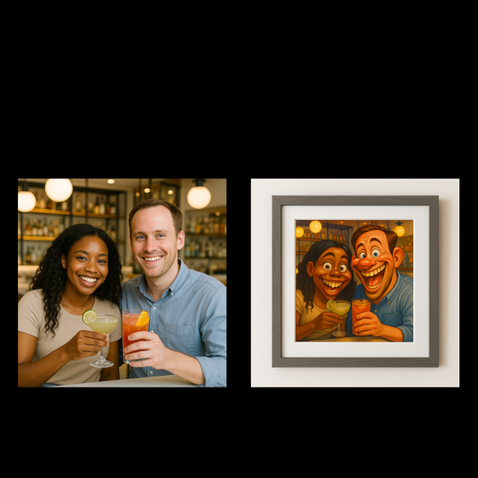 4K Pixar style - Framed print